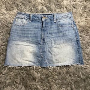 mini jean skirt